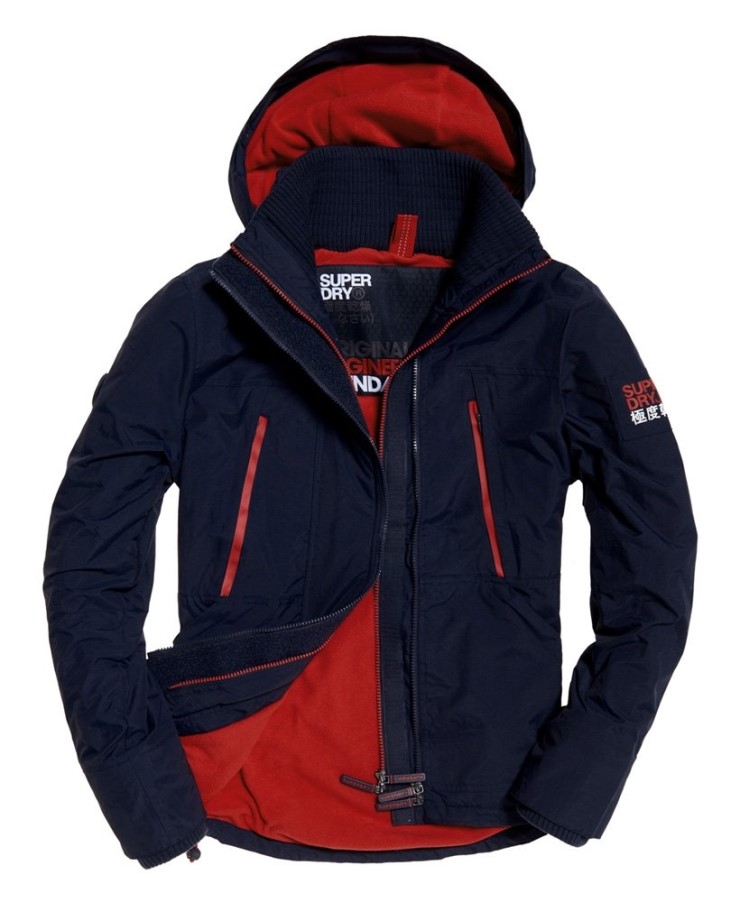Superdry Hooded Polar SD-Windattacker Jacket 1020201000189 Core Navy ...