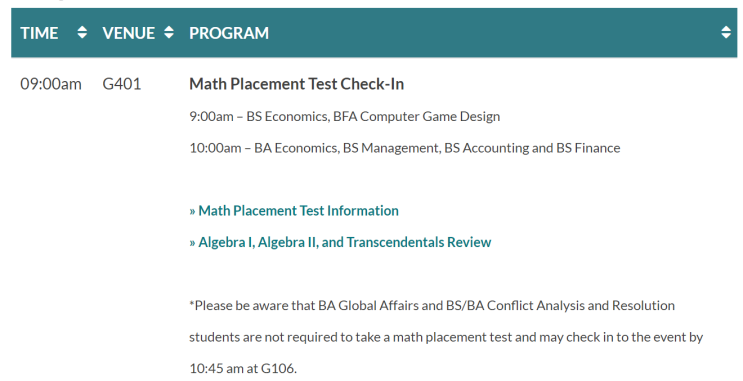 [한국조지메이슨대학교][수학시험] George Mason University Math Placement test 안내 : 네이버 블로그