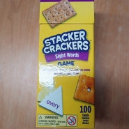 Stacker Crackers - Sight words보드게임