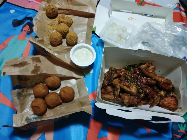 [BHC치킨]_맛초킹/치즈볼/뿌링치즈볼 : 네이버 블로그