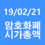 [암호화폐 시가총액] 2019년 02월 21일