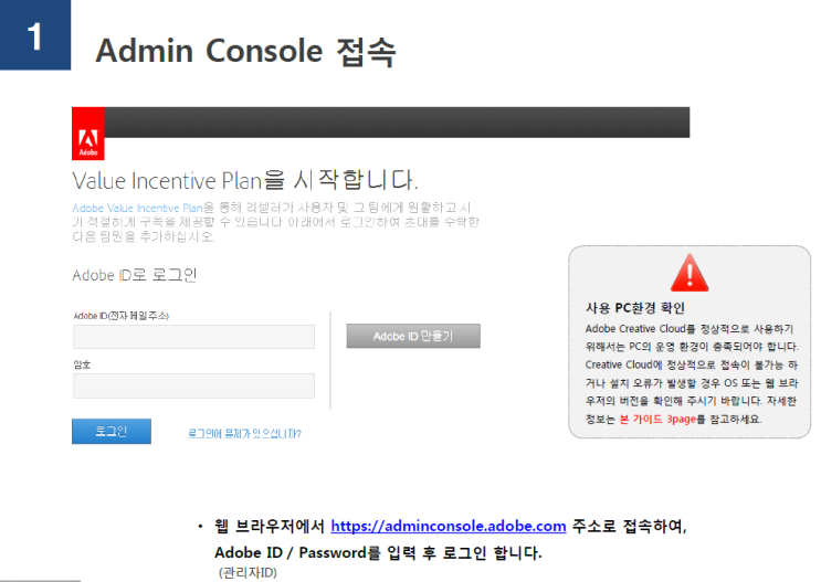 [Adobe] Adobe Admin Console 사용 안내 : 네이버 블로그