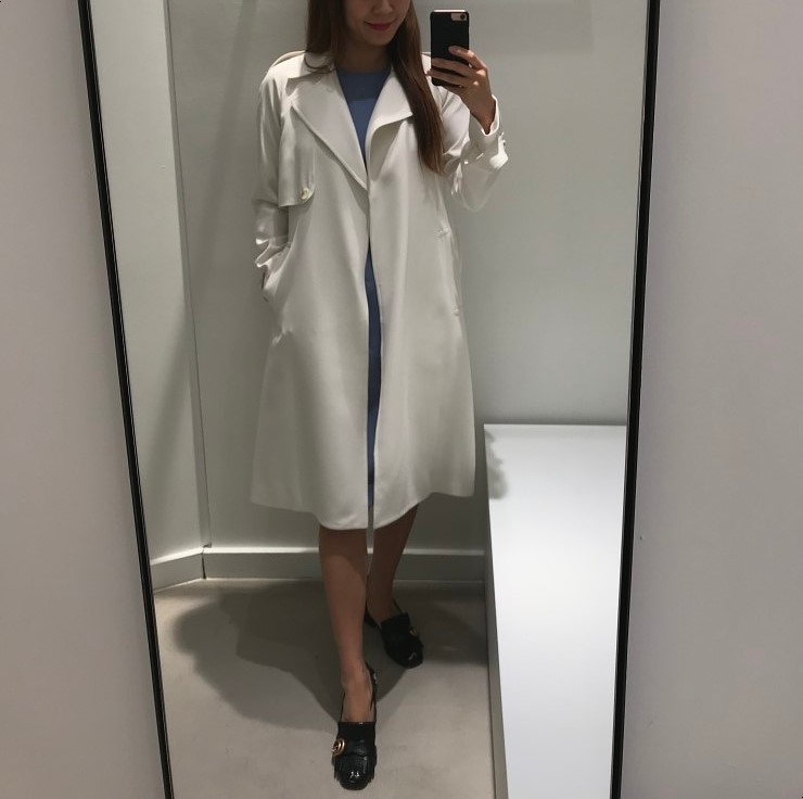 THEORY PERFECT RAGLAN TRENCH