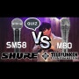 슈어 Shure SM58 vs 텔레풍켄 Telefunken M80 다이나믹 마이크 레코딩 블라인드 테스트 퀴즈!