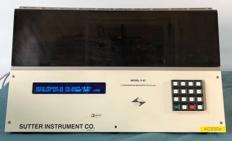 마이크로피펫 제작기, Sutter instrument Model P-97 : 네이버 블로그