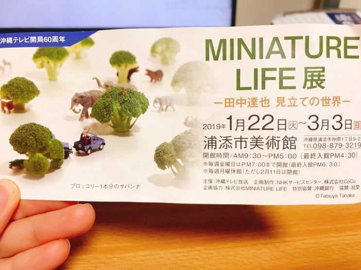 미니어쳐 사진 전시 <MINIATURE LIFE 展>  우라소에미술관 / 테다코 소바
