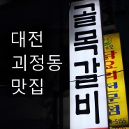 대전 괴정동 맛집 골목갈비 매운갈비찜에 홀릭!
