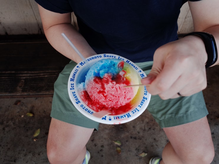 무지개가 내려 앉은, Matsumoto Shave Ice(마츠모토  셰이브 아이스)
