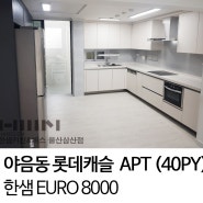 [울산한샘 / 삼산한샘] 울산 남구 야음동 롯데캐슬 APT(40PY) 주방 리모델링 한샘EURO8000 by.두몽한샘