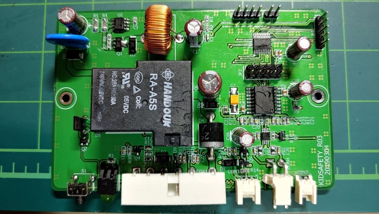 KID SAFETY SYSTEM PCB와 샘플조립 완료 : 네이버 블로그