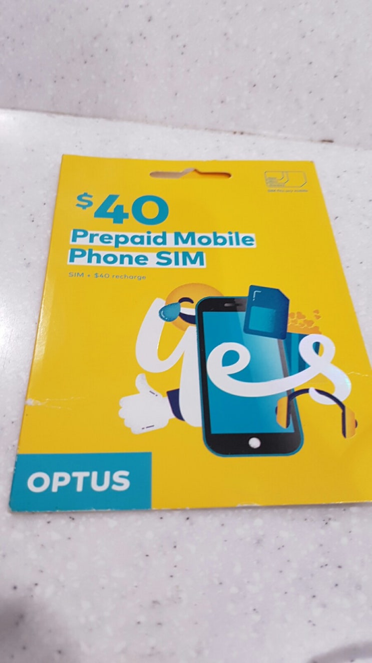 시드니 공항 유심칩 / 환전 호주 3대 통신사 옵터스 OPTUS SIM : 네이버 블로그