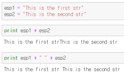 [파이썬(Python)] 문자열 더하기! (concatenation) + 곱하기 : 네이버 블로그