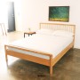 꿀잠을 위한 로맨틱 원목침대 - 오크원목 침대 프레임