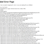 [오류 해결] Whitelabel Error Page This application has no explicit mapping for /error, so you are seeing this as a fallback. There was an unexpected error (type=Internal Server Error, status=500).