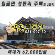 [김포전원주택매매] 김포시 월곶면 성동리 청정지역의 전원주택매매합니다 [일등부동산]
