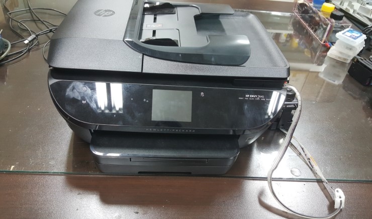 HP ENVY 7645 - 투카트리지, 잉크 카트리지 문제 [컴프링크] 용인 동백 죽전 분당 성남 프린터 수리 임대 판매 ...