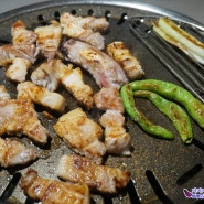 양재 고기집 두툼한 삼겹살 껍데기가 특징! 돼지갈비 맛집 양재 국고집