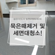 동탄2신도시 동원로얄듀크2차 묵은때제거 및 세면대청소!