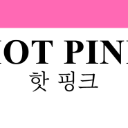 핫 핑크Hot Pink, 현대에 애용되는 진한 핑크