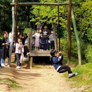 [유현승현] 가족 가을 소풍으로 인천 늘솔길공원에서 놀기 :: 양떼목장, 숲놀이터, 짚라인 모두 무료!