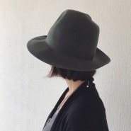tilt crown hat ( 3 colors)