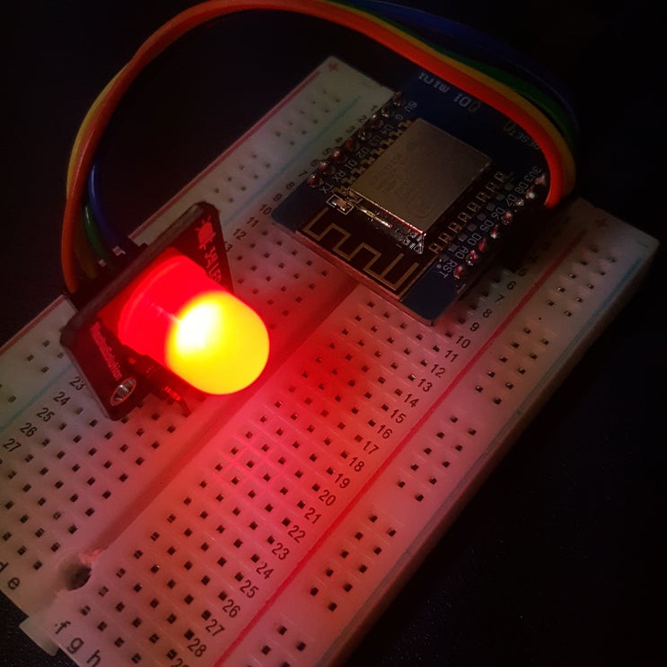D1 Mini 3색 LED 제어하기(1) : 기본 예제 : 네이버 블로그
