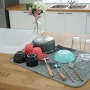 주방매트 - Silicone Dish Drying Mat For Kitchen (SR스튜디오)