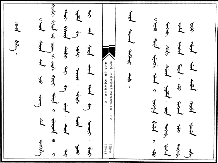 만주어 만문노당 665부-작업中 : 네이버 블로그