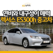 연비와 내구성이 매력, 렉서스 ES300h 중고차