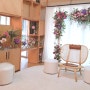 상하농원 파머스빌리지에서의 로맨틱 웨딩, 신부대기실꽃장식