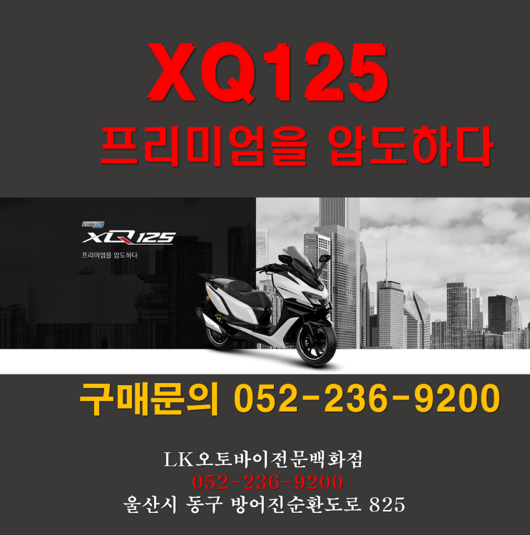 [울산 XQ125 ] #XQ125 #대림오토바이 #XQ125 #울산동구 #XQ125 구매문의 #판매 #울산오토바이 : 네이버 블로그