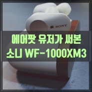 소니 WF-1000XM3, 올바른 사용법과 개봉기, 착용후기! (ft. 에어팟 2세대 유저)
