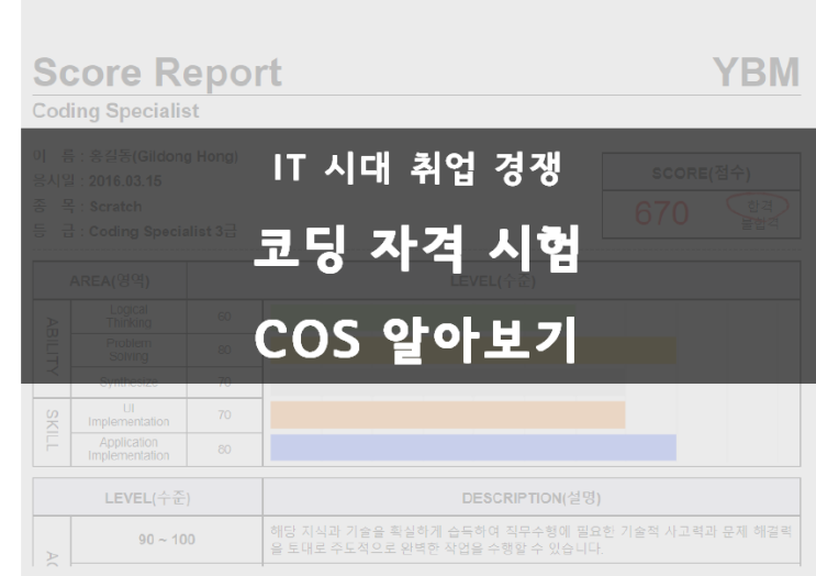 미래의 프로그램 개발자 모두 주목! 코딩 자격 시험 COS 파헤치기 : 네이버 블로그