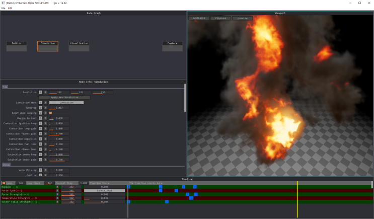 EmberGen Alpha Version Test : 네이버 블로그