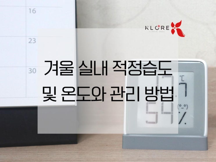 겨울 실내 적정습도 및 온도와 관리 방법 : 네이버 블로그