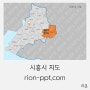 PPT 지도 - 시흥시 : 대야동, 신천동,목감동,월곶,정왕동,과림동