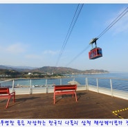 나 여행 블로거야! 맑고 투명한 물을 자랑하는 한국의 나폴리 삼척 해상케이블카 장호항 해안산책
