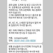 여기유럽 로마 공항 픽업(한인 택시)후기