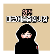 [캔두] 미로 예술 원주 중앙시장