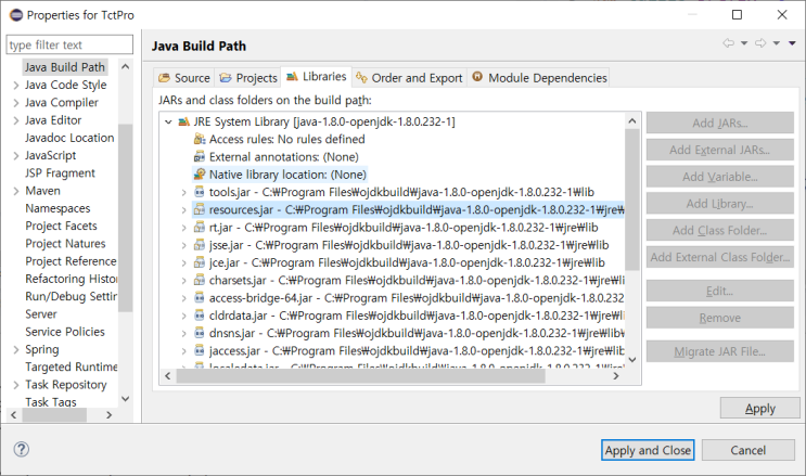 [이클립스]openJDK로 빌드 : 네이버 블로그