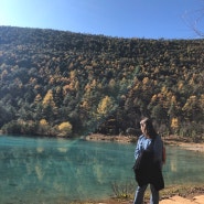 중국 운남성 여행: 리장 람월곡 색깔이 너무 예뻤던 호수