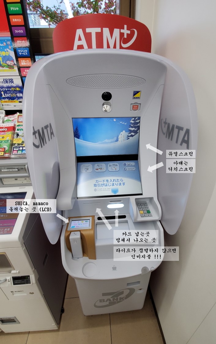 세븐일레븐의 새로운 ATM+ : 네이버 블로그