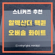20SS 신상 알렉산더 맥퀸 오버솔 화이트탭 남성 스니커즈 : 구매처는 위메프 이용
