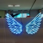 3D LED 인테리어 날개