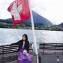 [유럽자유여행] 스위스 인터라켄 유람선 타고 튠 호수 구경하기!