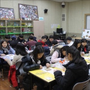 2019.12.10 서울잠실초등학교 학생들과 나무곤충을 만들었어요^^
