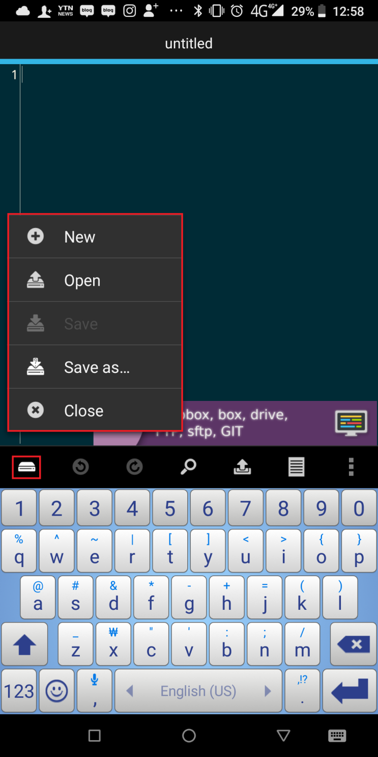 안드로이드용 FTP Client 및 에디터 앱, FtpCafe와 DroidEdit free : 네이버 블로그