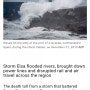 스페인 태풍(폭풍) 엘사 파비안 유럽 폭풍 피해 Death toll , 태풍 사망자 수 증가 2019.12.22