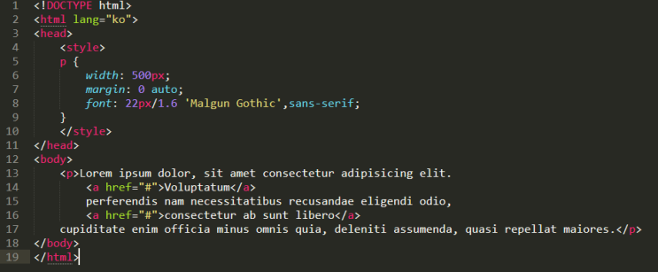 [HTML/CSS] text-decoration 을 활용한 디자인 : 네이버 블로그