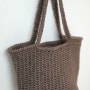 코바늘ㅣ겨울 토트백(wool crochet bag)